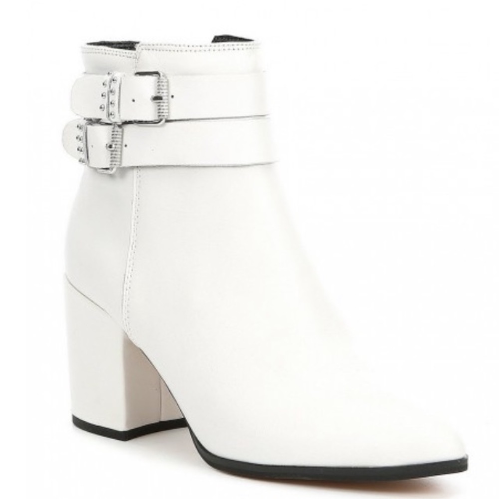 Steve Madden White Booties